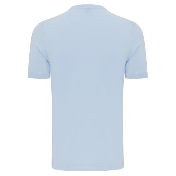 Genti Round T-shirt Licht Blauw