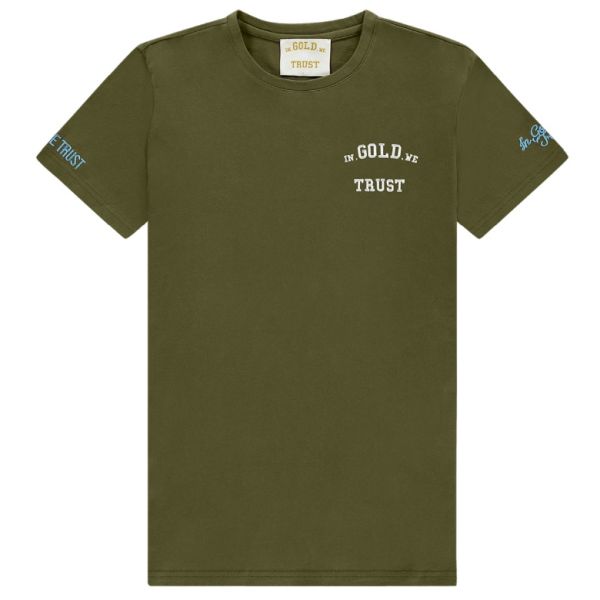 Biologisch Katoen In Gold We Trust Hoodie Rood Dames In Gold We