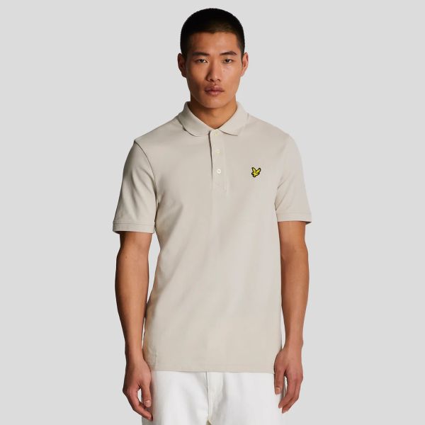 Lyle & Scott Plain Polo Beige