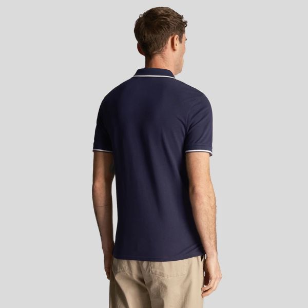 Lyle & Scott Tipped Polo Navy