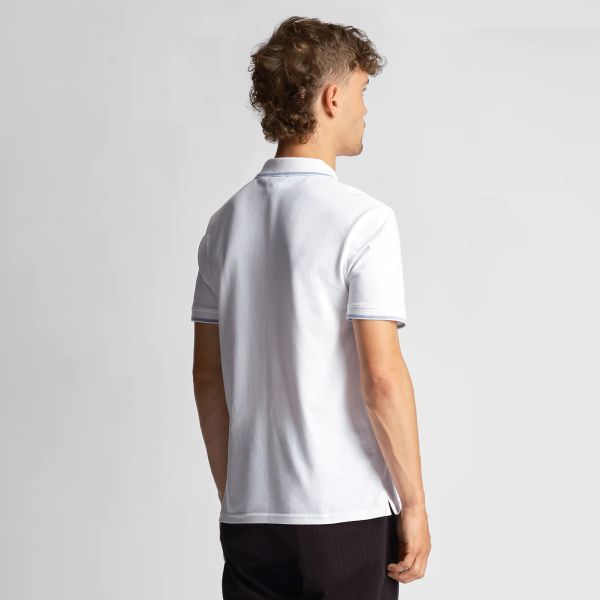 Lyle & Scott Tipped Polo Wit