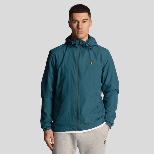 Lyle & Scott Zip Through Hooded Jack Groen