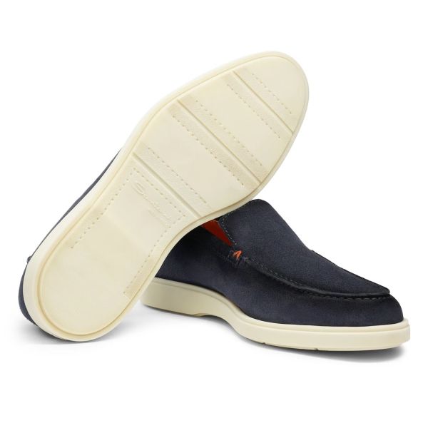 Santoni Botanist Loafers Donker Blauw