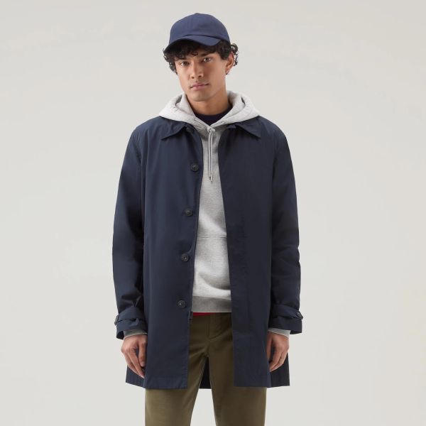 Woolrich New City Car Coat Navy