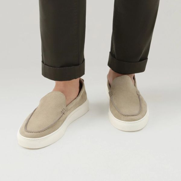 Woolrich Slip On Loafers Beige