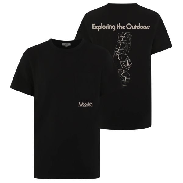 Woolrich Trail T-shirt Zwart