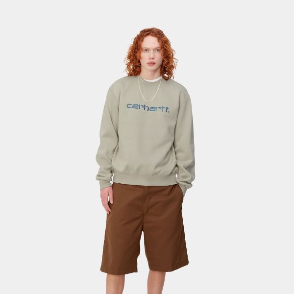 Carhartt Logo Sweater Beige