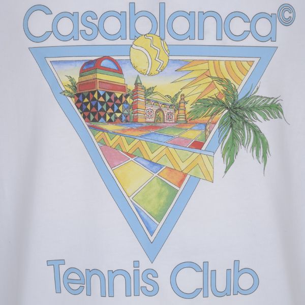 Casablanca｜TOPS (Afro Cubism Tennis Club T-Shirt (MS24- Afro Cubism Tennis Club T-Shirt | Casablanca Paris
