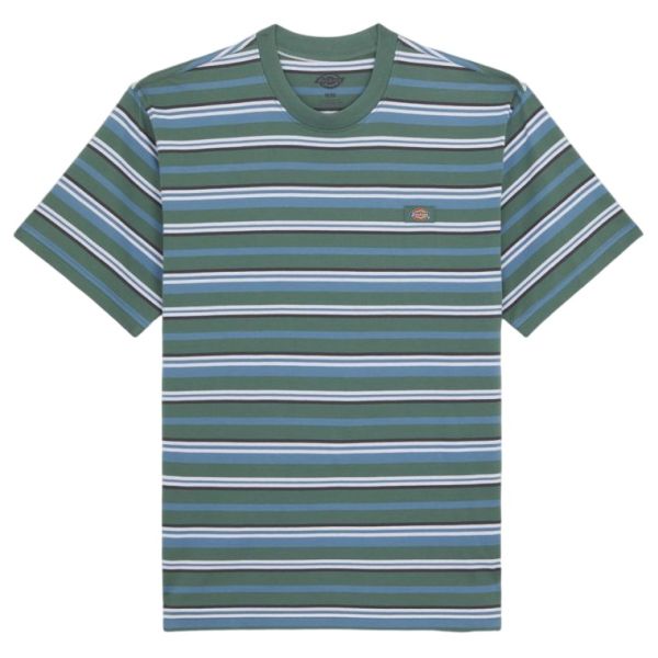 Dickies Glade Spring Stripe T-shirt Blauw/Groen