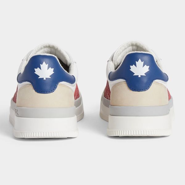 Dsquared2 New Jersey Sneaker Wit/Rood