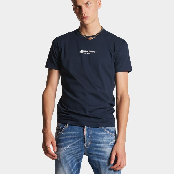 【たけ】DSQUARED2 Sweat and Tears Tシャツ DSQUARED2 T-shirt SWEAT AND TEARS in white