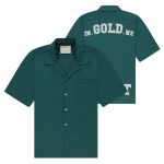 In Gold We Trust The Beach Overhemd Turquoise
