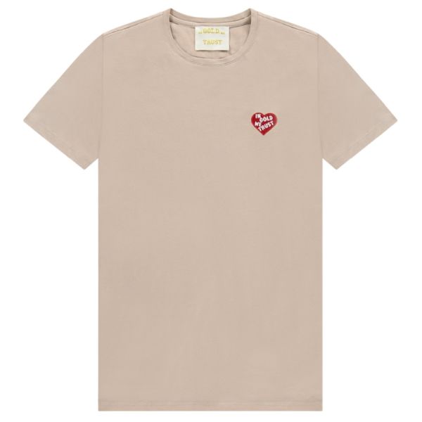 In Gold We Trust The Love Below T-shirt Beige
