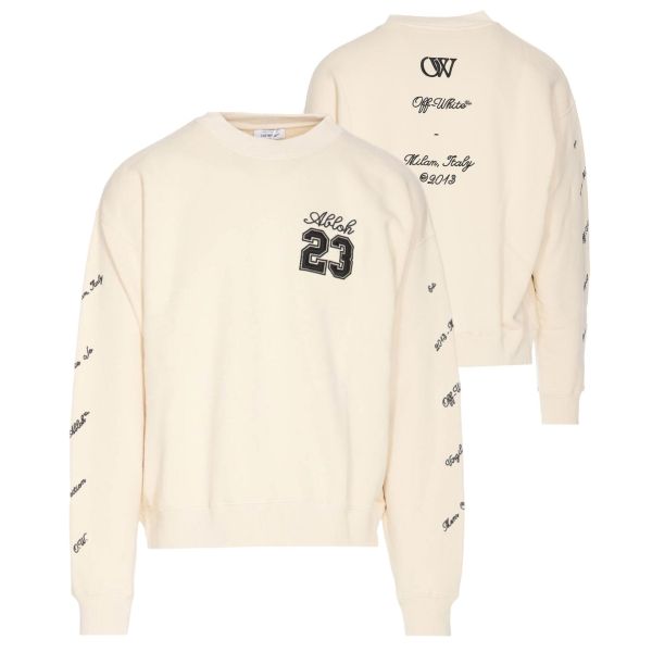 Off-White 23 Logo Skate Sweater Off White | Mezaldy.com