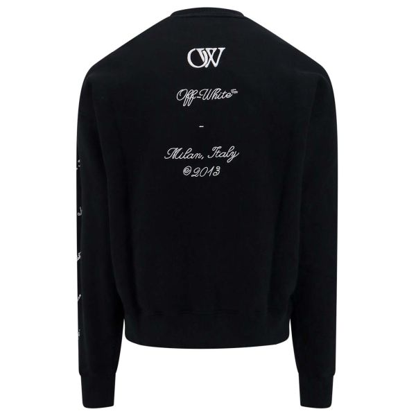 Off-White 23 Logo Skate Sweater Zwart