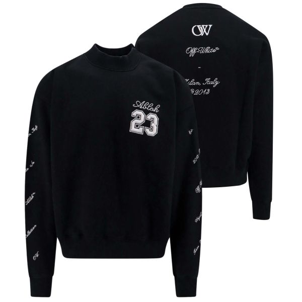 Off-White 23 Logo Skate Sweater Zwart