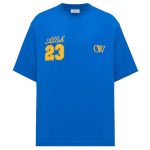 Off-White 23 Logo Skate T-shirt Blauw