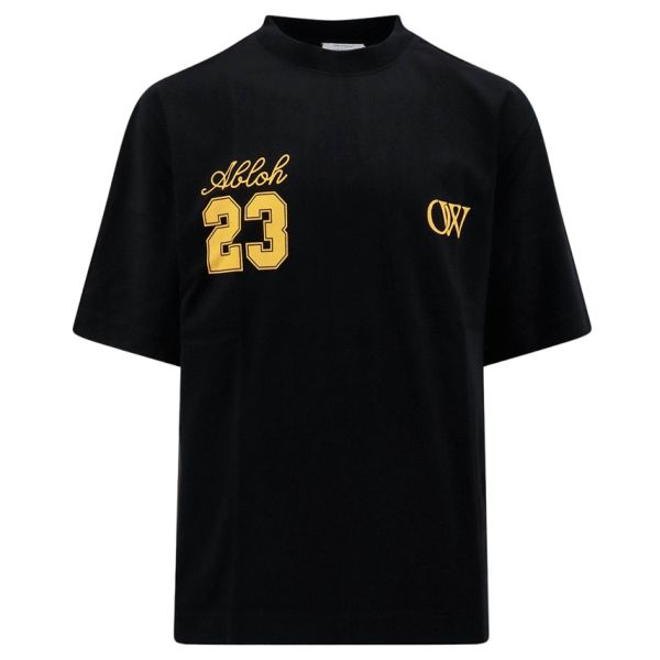 Off-White 23 Logo Skate T-shirt Zwart