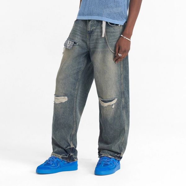 Represent R3D Destroyer Baggy Jeans Blauw