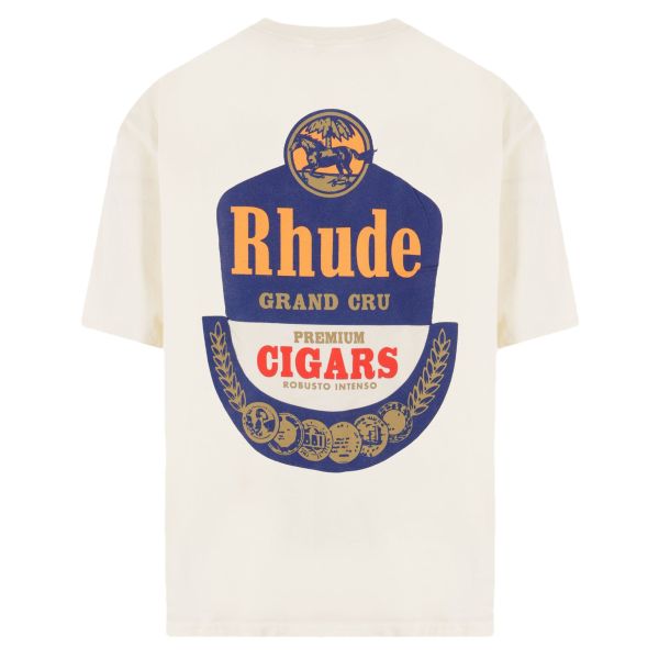 【関税込み】Rhude オフホワイト Grand Cru Tシャツ 241923M213014_1.jpg