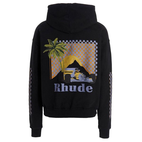 Rhude Moonlight Tropics Hoodie Zwart