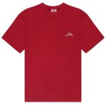 The New Originals Workman Embroidered T-shirt Rood