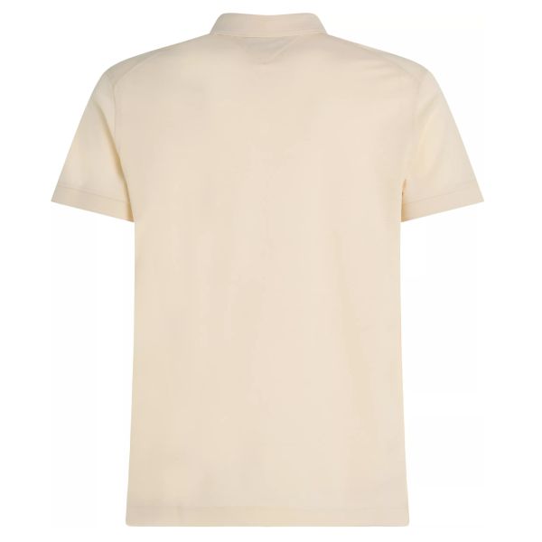 Tommy Hilfiger Mercerized Pique Slim Polo Off White