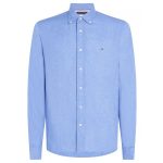 Tommy Hilfiger Pigment Dyed Solid Overhemd Blauw