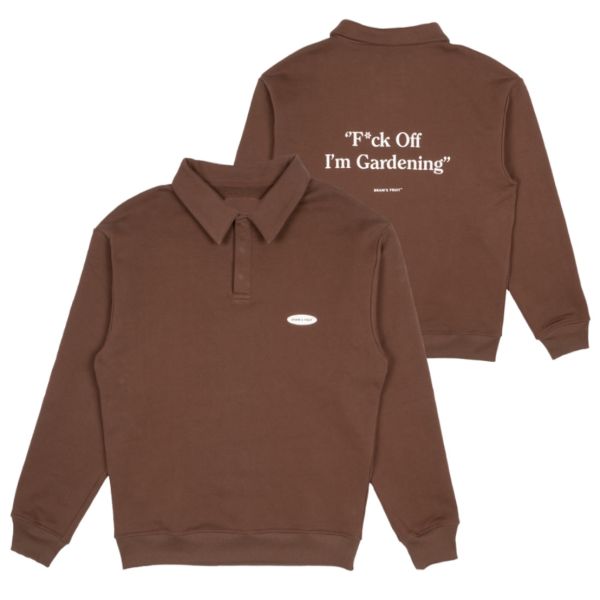 Bram's Fruit Gardening Polo Sweater Bruin