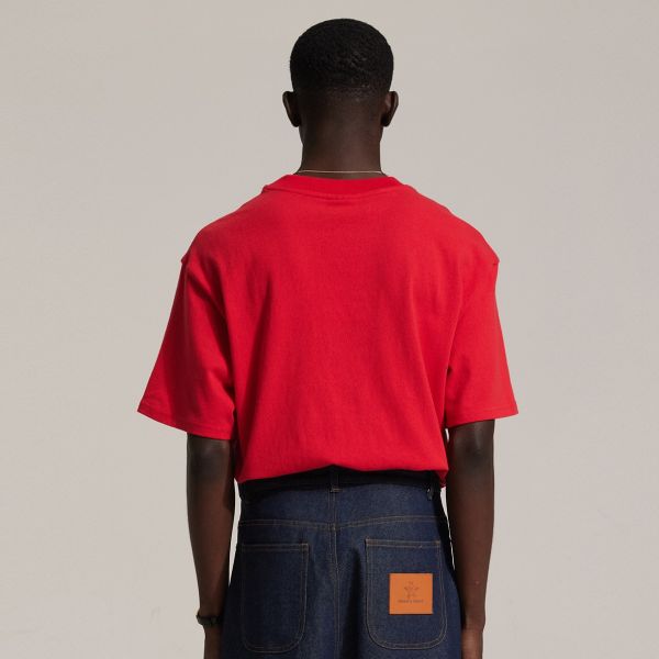 Bram’s Fruit Lemon Outline T-shirt Rood