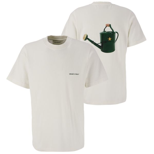Bram's Fruit Watering T-shirt Wit