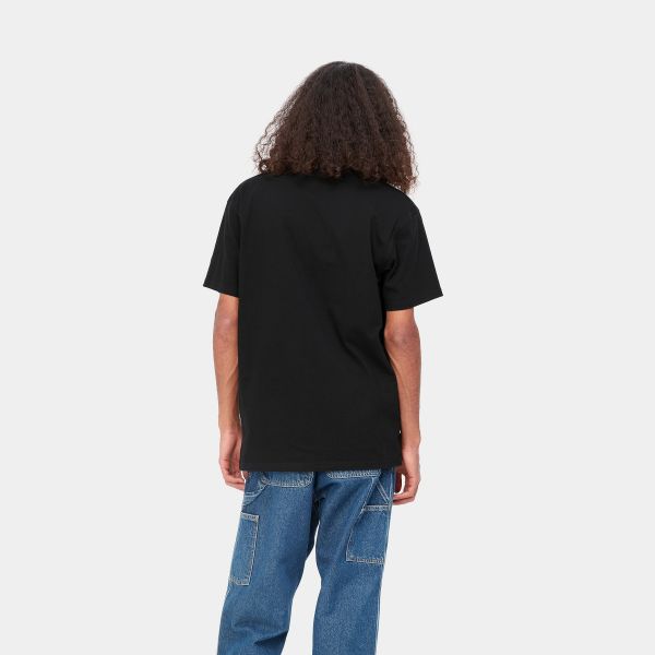 Carhartt American Script T-shirt Zwart