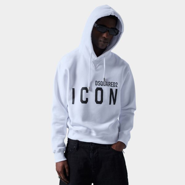 Dsquared2 Icon Hoodie Wit | Mezaldy.com