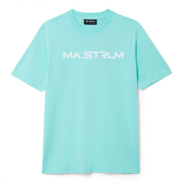 Mastrum Chest Print T-shirt Turquoise