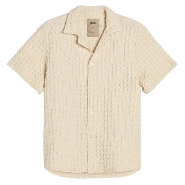 OAS Cuba Waffle Overhemd Beige