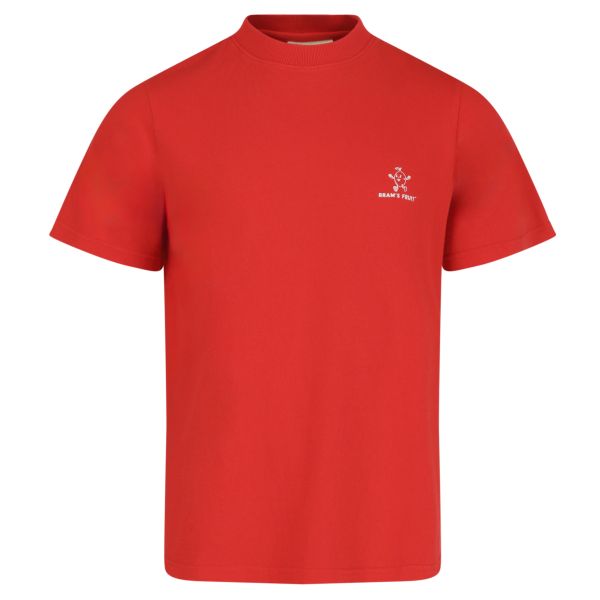 Bram’s Fruit Outline Lemon T-shirt Rood