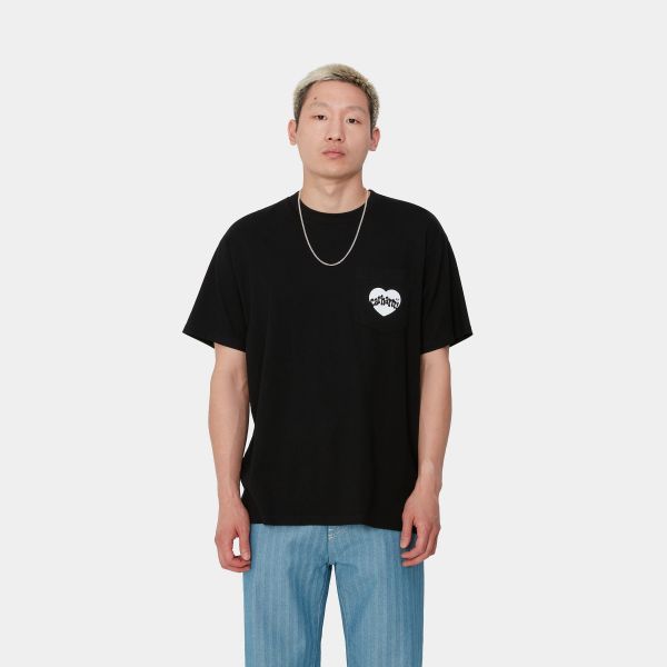 Carhartt Amour Pocket T-shirt Zwart