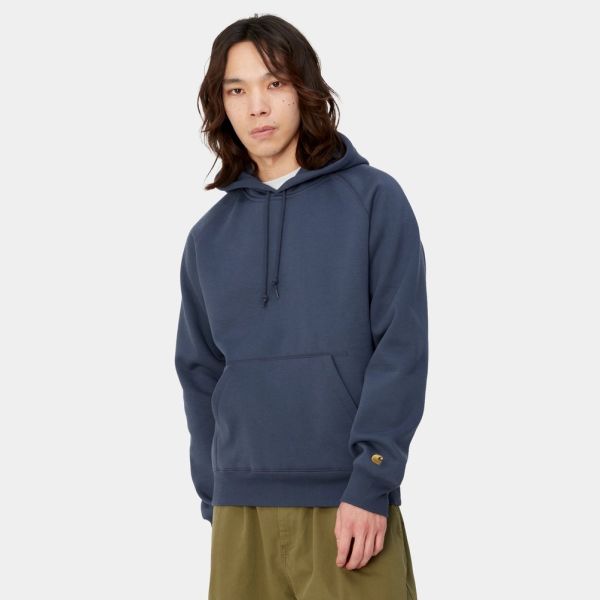 Carhartt Chase Hoodie Donker Blauw