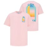 Casablanca L'Arc Colore T-shirt Roze | Mezaldy.com