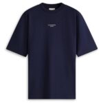 Drôle De Monsieur Slogan Classique T-shirt Navy