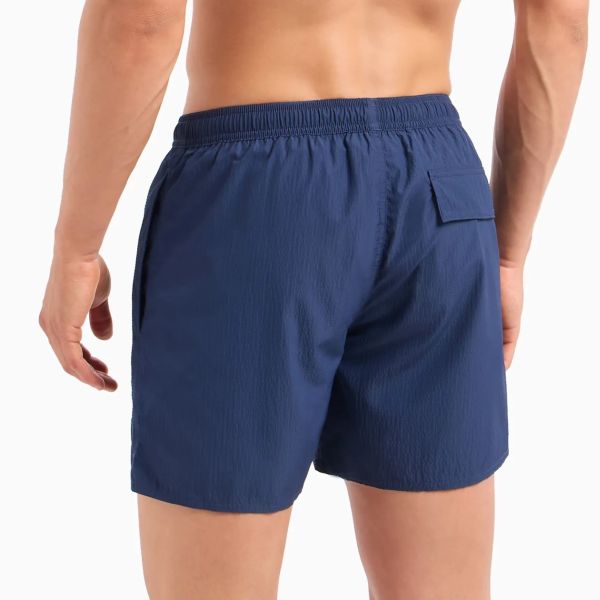 Emporio Armani Logo Patch Zwembroek Navy