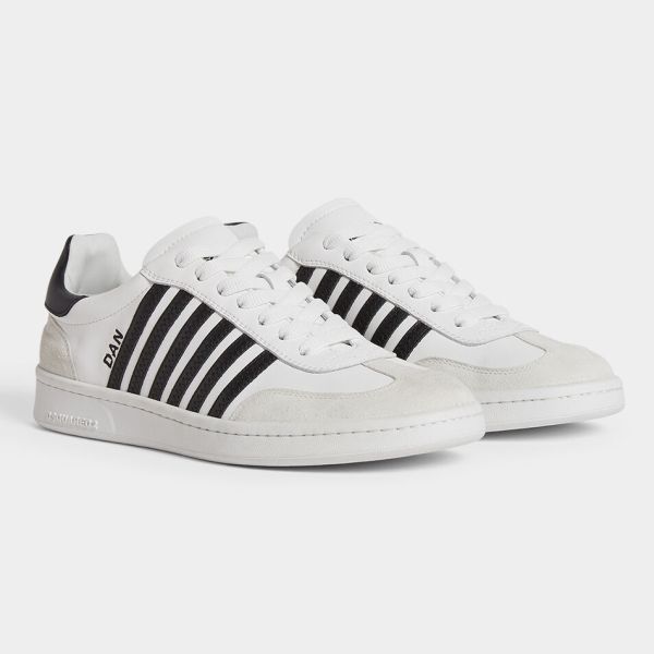Dsquared2 Boxer Sneaker Wit/Zwart