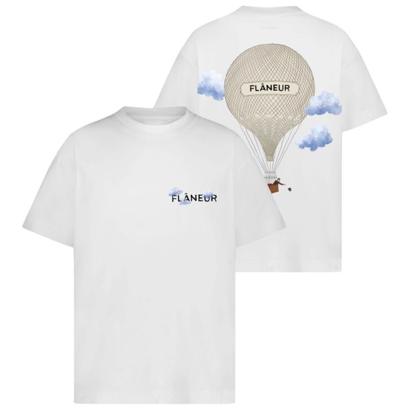 Flâneur Aéronautique T-shirt Wit