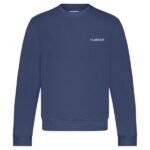 Flâneur Essential Logo Sweater Donker Blauw