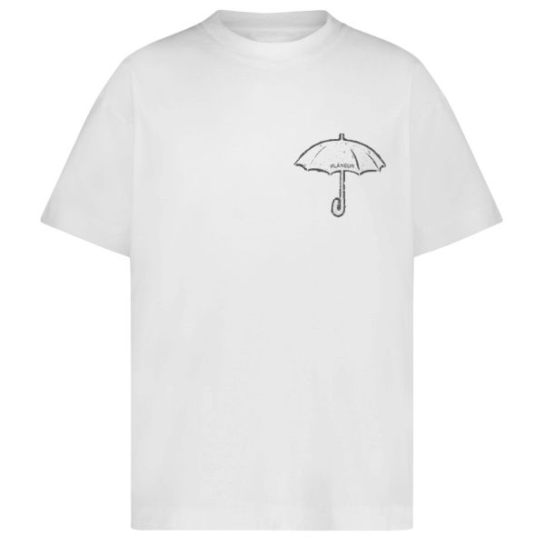 Flâneur Umbrella T-shirt Wit