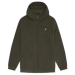 Lyle & Scott Fleece Back Softshell Jack Donker Groen