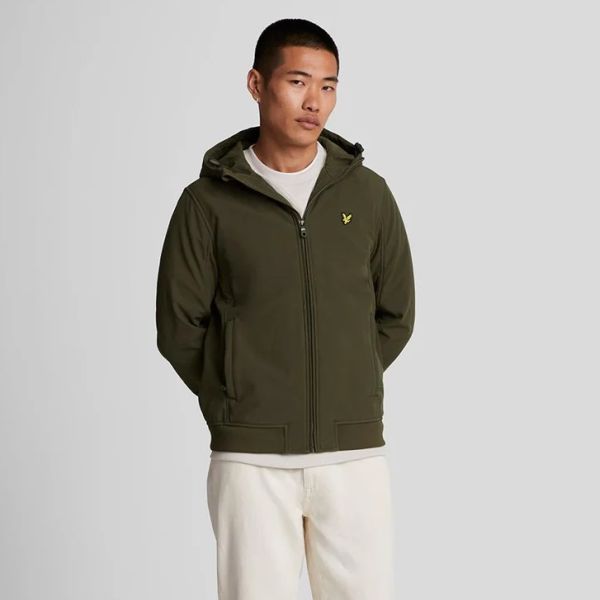 Fleece Softshell Jakk Lyle Scott Fleece Back Softshell Jack Donker