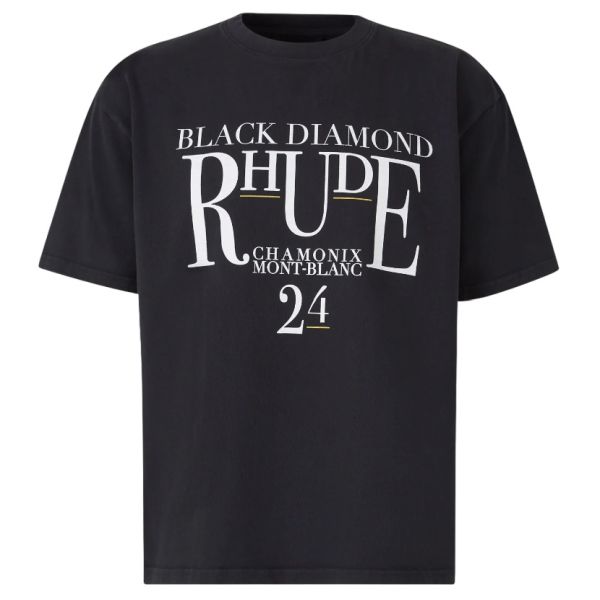 Rhude Black Diamond T-shirt Zwart