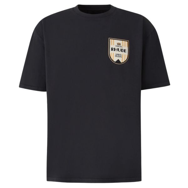 Rhude Mont Blanc Hotel T-shirt Zwart