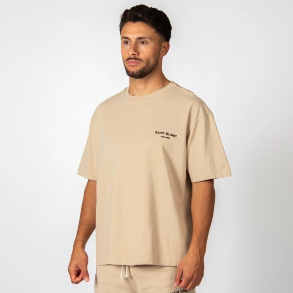 Saint Blanc Blurr T-shirt Beige
